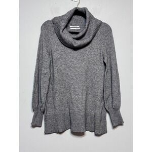 Anthropologie Old Money Roll Neck Tunic Sweater Small Quiet Luxury Scandi Preppy